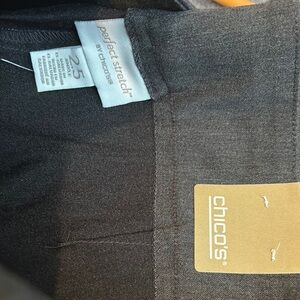 Chico's Charcoal Perfect Stretch Trousers